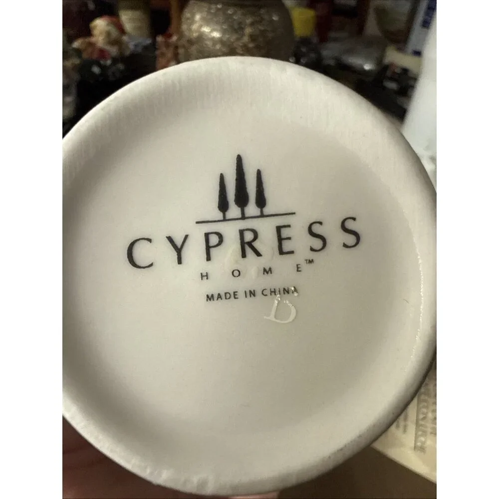 NWT Cypress Home Ceramic Coffee Mug 17 oz New Holiday Wendy Bentley Design - Picture 7 of 8